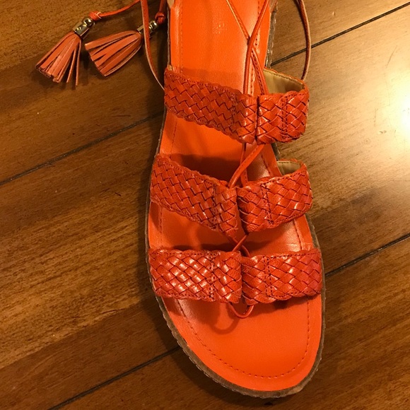 Michael Kors Gladiator Leather Lace Up Sandals - Picture 2 of 7